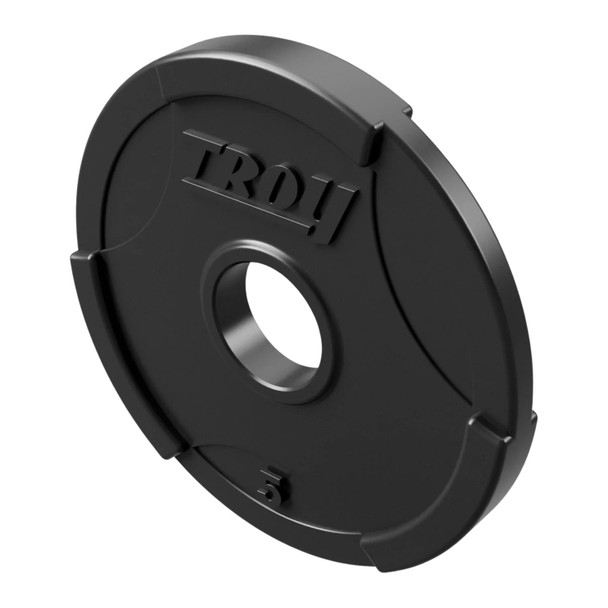 Troy 5 lb Rubber Olympic Plate