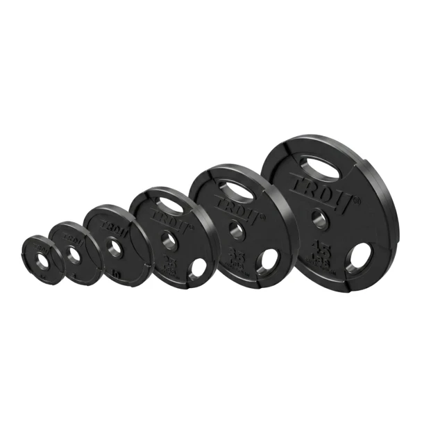 Troy GO-R Rubber Weight Plates with Grips