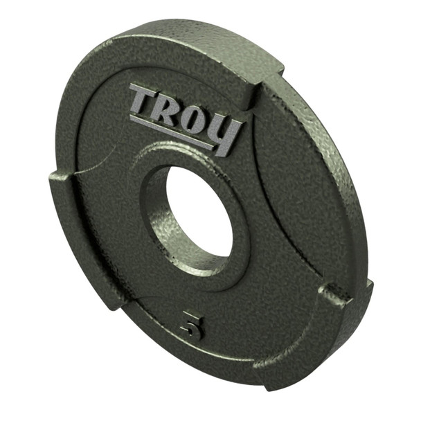 Troy 5 lb Machined Olympic Plate