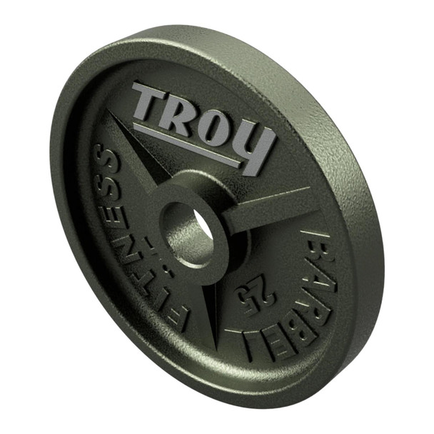 Troy 25 lb Machined Wide-Flange Olympic Plate