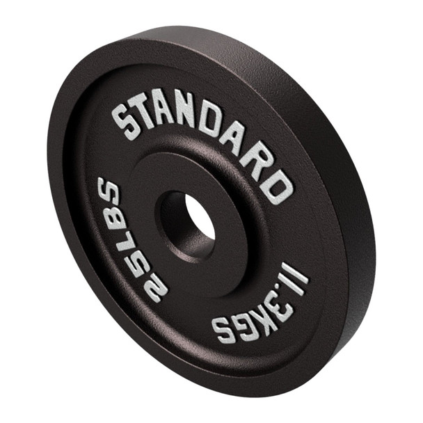 Troy USA Sports 25 lb Black Barbell Plate