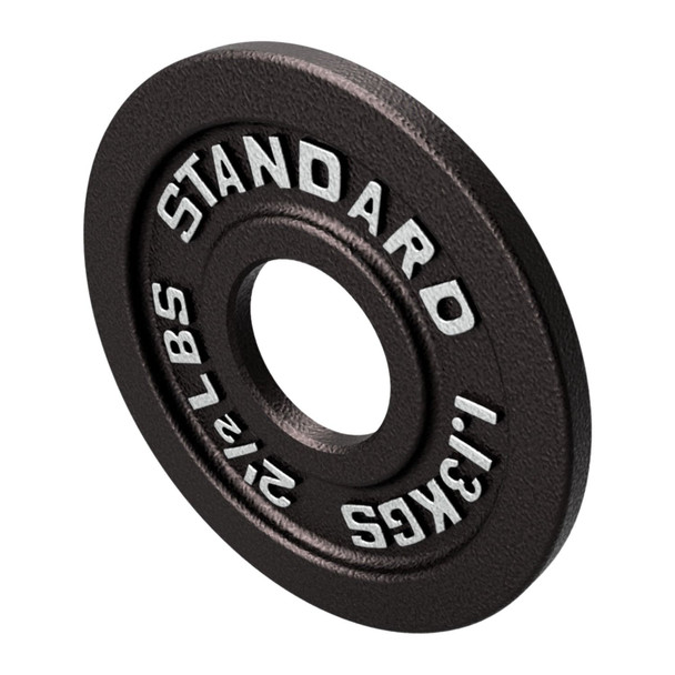 USA Sports 2.5 lb Cast Iron Black Weightlifting Plate