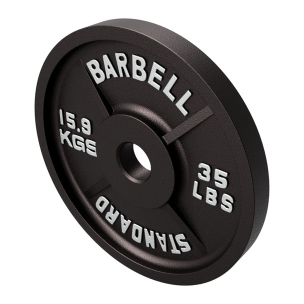 Troy USA Sports 35 lb Cast Iron Weightlifting Plate