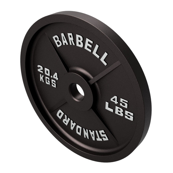 Troy USA Sports 45 lb Black Cast Iron Weight Plate