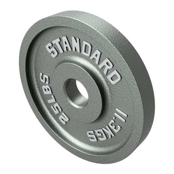 USA Sports 25 lb Barbell Standard Gray Olympic Plate