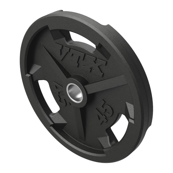 VTX 45 lb Rubber Olympic Grip Plate