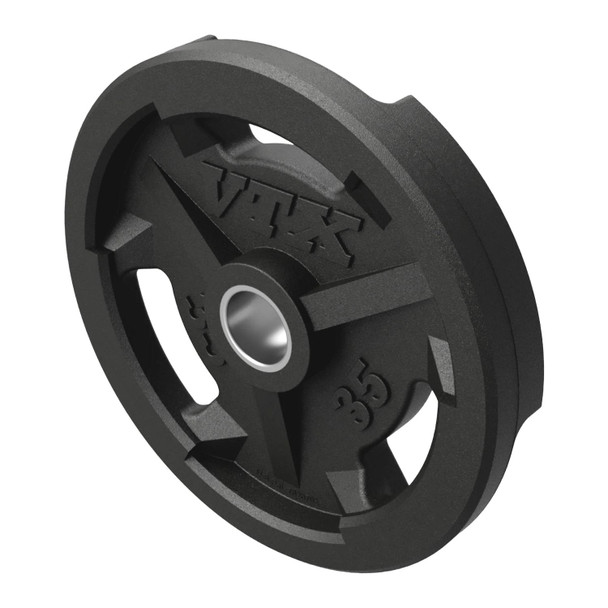 VTX 35 lb Rubber Olympic Grip Plate