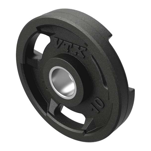 VTX 10 lb Rubber Olympic Grip Plate