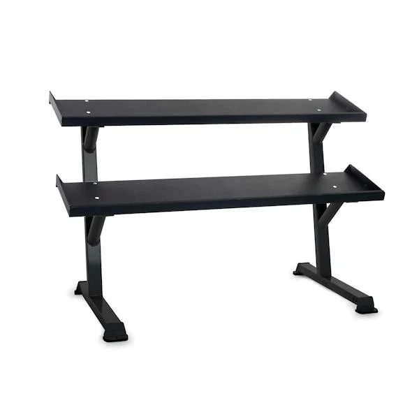 Inflight Fitness (5007-2) 69" 2-Tier Shelf Dumbbell Rack