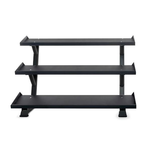 Inflight Fitness 69" 3-Tier Dumbbell Rack - Front View