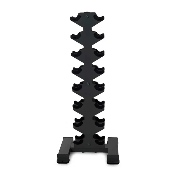 Inflight Fitness 8-Pair Upright Dumbbell Rack