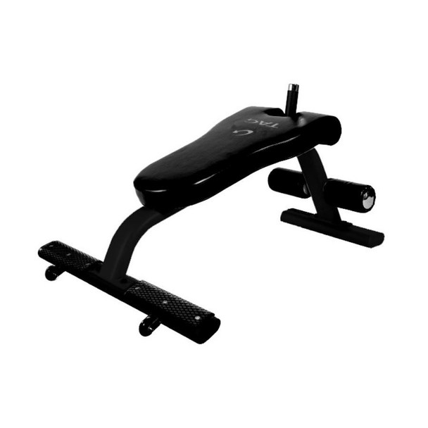 TAG Fitness Ab Crunch Bench - Angled View