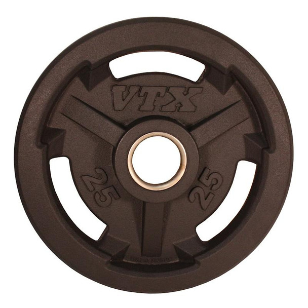 Troy VTX 25 lb. Rubber Olympic Grip Plate