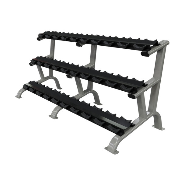 Troy Barbell (DR-15) 3-Tier Dumbbell Rack w/ Silver Frame Color