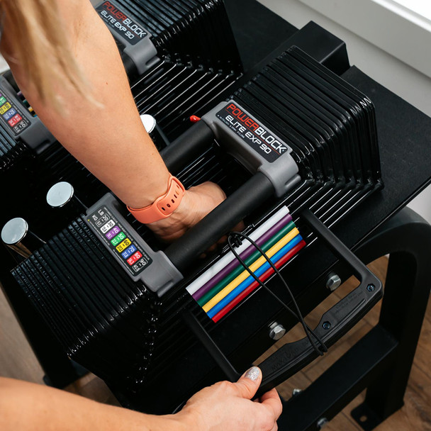 Powerblock Elite EXP Selectorized Dumbbell - Weight Pin Selection