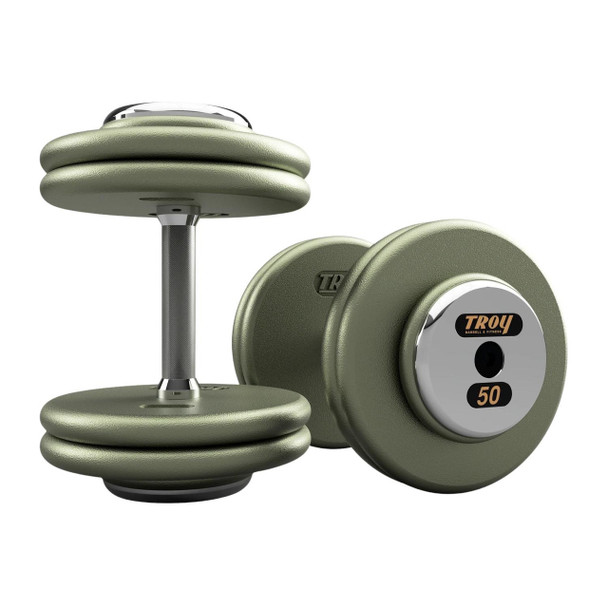 Troy (HFD) Gray Pro-Style Dumbbells