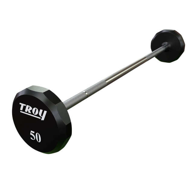 Troy 50 lb Urethane Straight Barbell