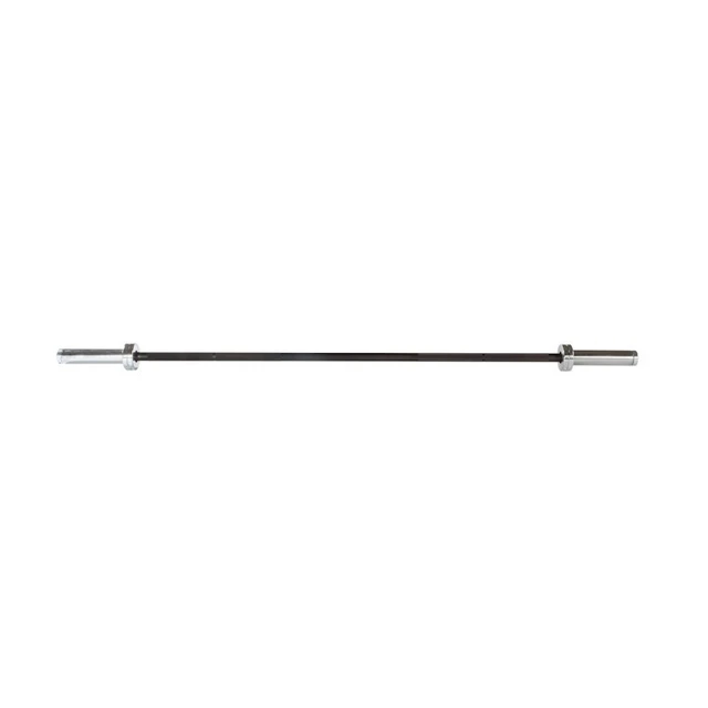 York Barbell Compact Olympic Weight Bar Full Length Profile
