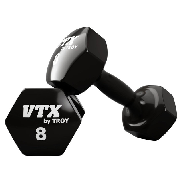 Troy VTX 8 lb Vinyl Free Weight Pair