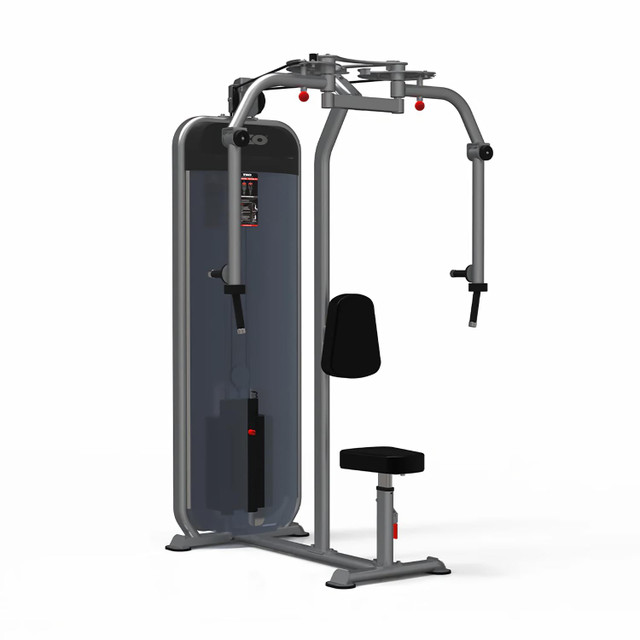 TKO Dual-Function Chest and Shoulder Machine with Graphite Frame
