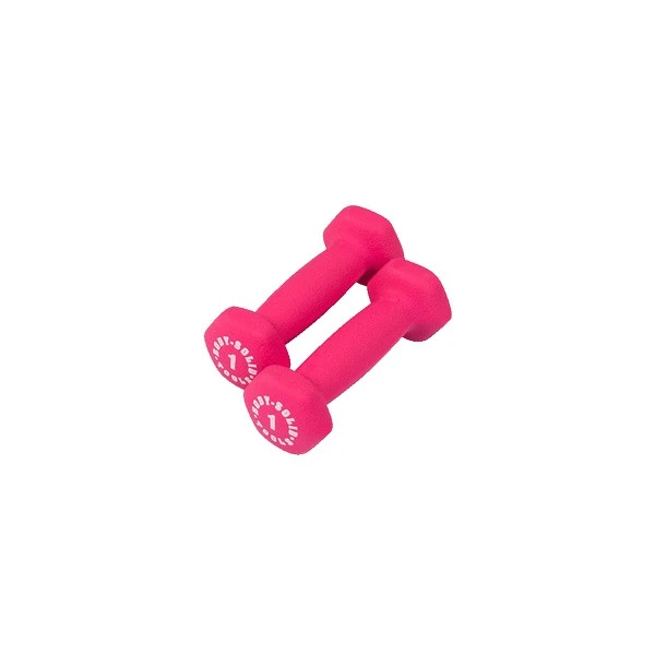 Body-Solid 1 lb Pink Neoprene Hand Weights