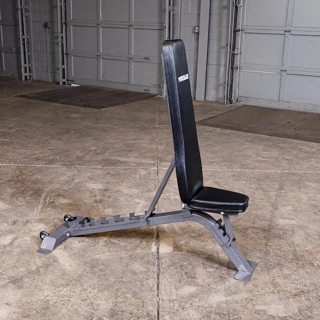 Body-Solid Adjustable Workout Bench in Shoulder Press Position