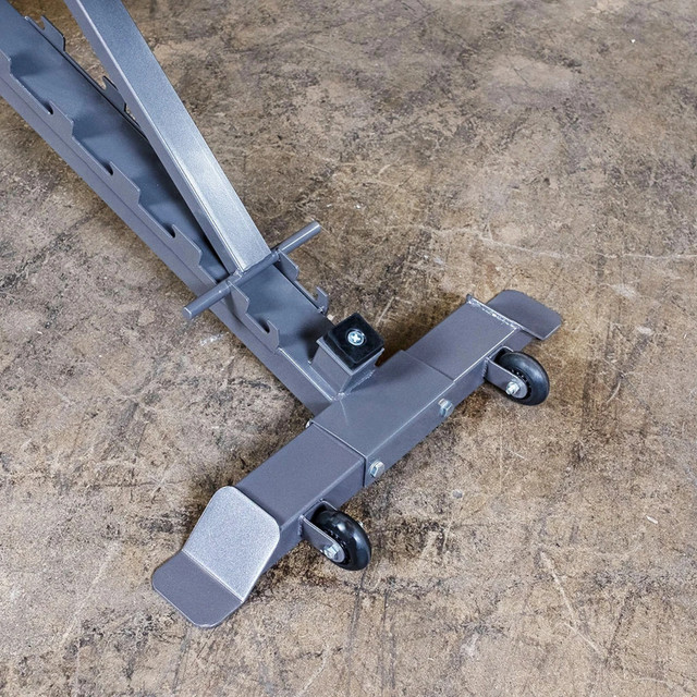 Body-Solid Powerline Adjustable Bench Transport Wheels