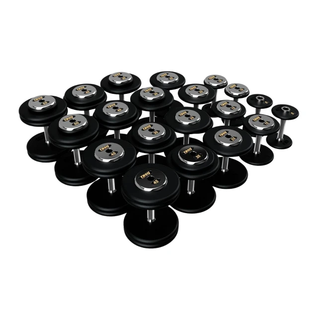 Troy 5-50 lb Pro-Style Weight Set with Chrome End Caps