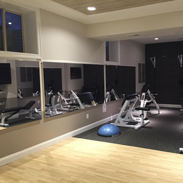 LiteMirror Home Gym Glassless Mirrors Mounted on Wall