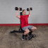 Body-Solid (#SFID425) Commercial FID Bench Shoulder Press Exercise
