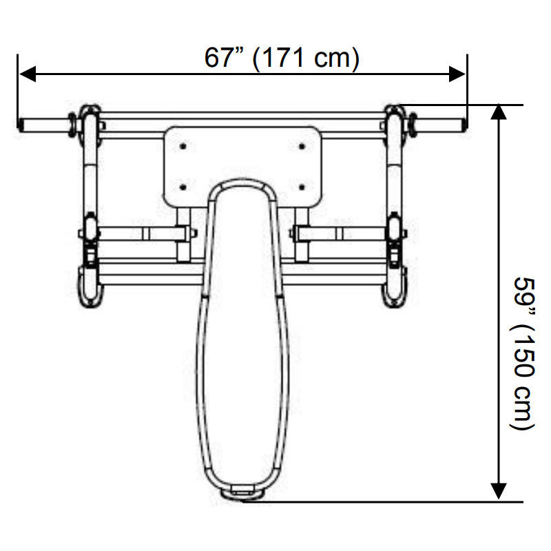 Steelflex nofb olympic flat weight lifting bench Clearance