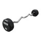 Troy 80 lb 12-Sided Fixed Urethane Barbell w/ EZ Curl Bar