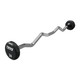 Troy 20 lb 12-Sided Fixed Urethane Barbell w/ EZ Curl Bar