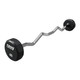 Troy 40 lb 12-Sided Fixed Urethane Barbell w/ EZ Curl Bar