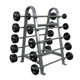 Troy (20-110 lb) Urethane Fixed Barbell Set w/ Straight Bars & Optional Rack
