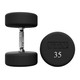 VTX 35 lb Round Urethane-Coated Dumbbells
