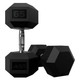 Troy USA Sports Rubber Hex Dumbbells - 65 lb Dumbbells