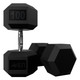 USA Sports Hex Rubber-Coated Dumbbells