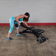 Body-Solid FID Weight Bench during Flat Dumbbell Row