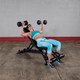 Body-Solid (SFID425) Commercial FID Bench - Incline Dumbbell Press Exercise
