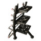 TKO (848ACR-BK) Cable Attachment Rack w/ Optional Attachments - Rear View