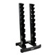 TKO (5-50 lb) Hex Rubber Dumbbells & Rack - Vertical Dumbbell Rack Only View