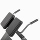 TKO (876HP) 45-Degree Hyperextension - Pivoting Split Thigh Pads Close View