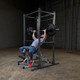 Body-Solid (PPR1000) Powerline Power Cage - Incline Press Exercise w/ Optional Bench