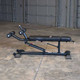 Body-Solid (SAB500B) Commercial Ab Decline Bench - Flat Position Side View