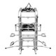 Troy Cable Accessory Rack w/ Silver Frame and Optional Accessories - Front View