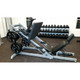 York Barbell (STS) Linear Bearing Leg Press Machine in School Weight Room
