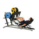 York Barbell (STS) 35-Degree Leg Press - Man Exercising with Optional Plates