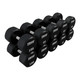 Troy 12-Sided Urethane Dumbbell Set & Rack - 80-100 lb Dumbbells Only View