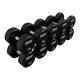 Troy 12-Sided Urethane Dumbbell Set & Rack - 55-75 lb Dumbbells Only View